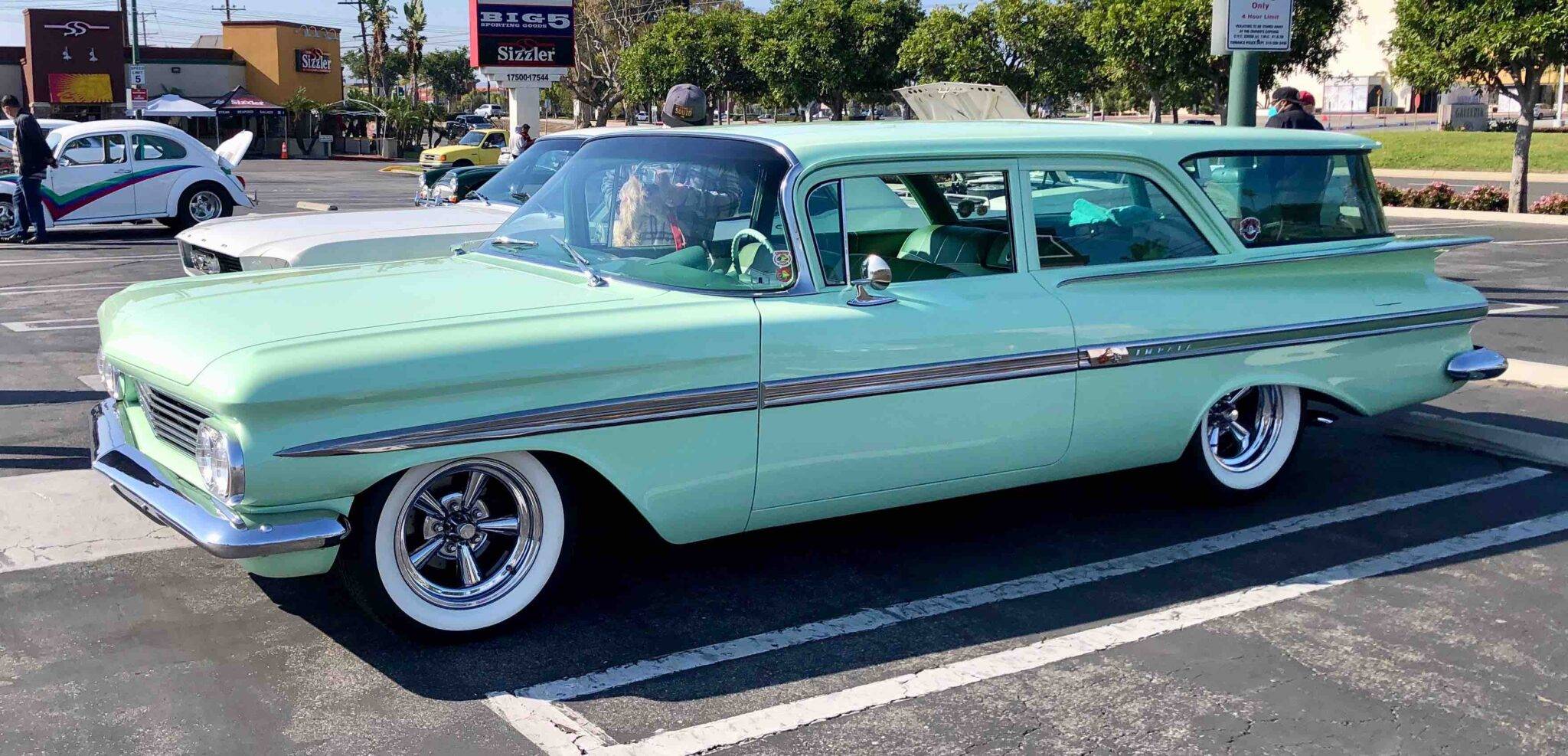 1959 Chevrolet 2 Door Wagon The Green Machine Franks Cars In The Hood